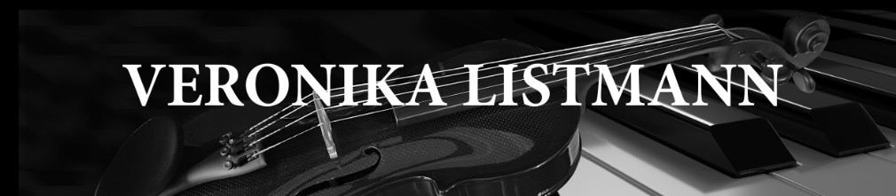 Text Veronika Listmann mit Geige und Klavier, Ausschnitt